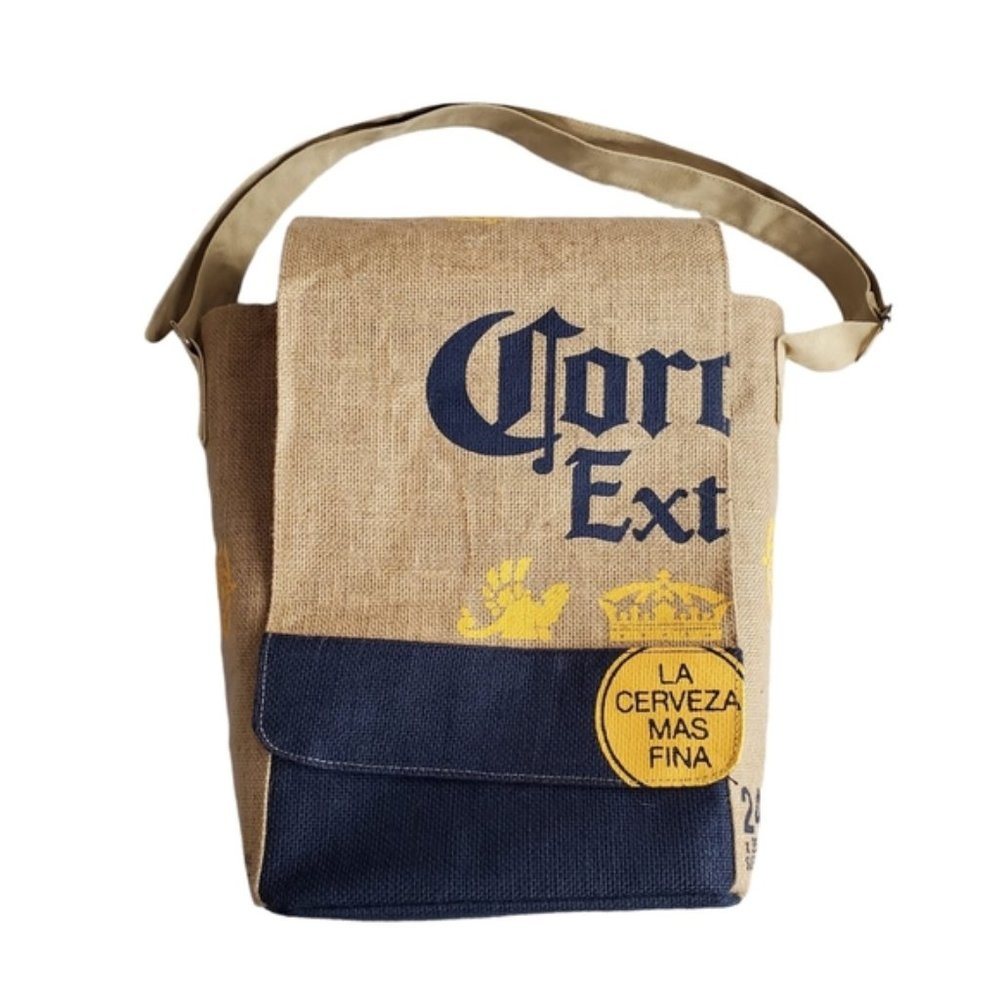 Corona Extra Beer Cooler Lined Messenger Bag